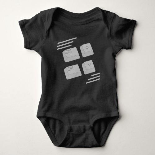 PC Copy Paste IT Computer Programmer  Developer  Baby Bodysuit