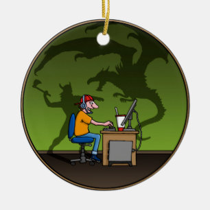 PC Gamer Ceramic Ornament