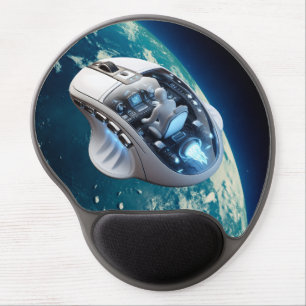 PC Mouse–Spacecraft: Click on Earth Orbit. Gel Mouse Pad