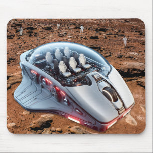 PC Mouse–Spacecraft: Scroll on Mars – Mission 01. Mouse Pad