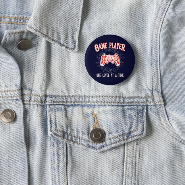 PC Video Gamer Pinback Button (In Situ)