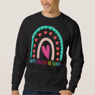Pca Caregiver Happy Last Day School Rainbow Sweatshirt