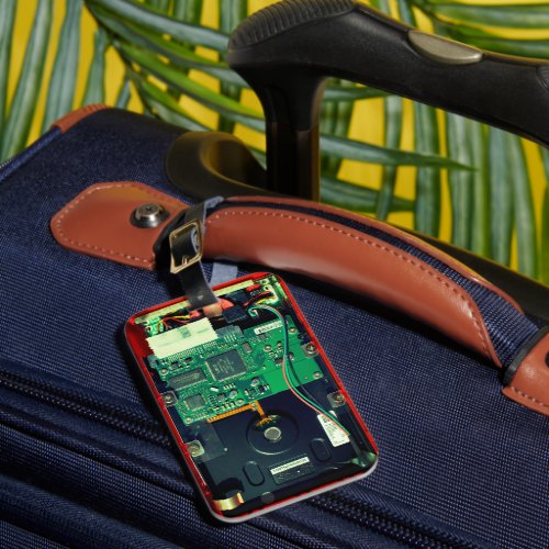 PCB board electronic parts and printed circuit Luggage Tag