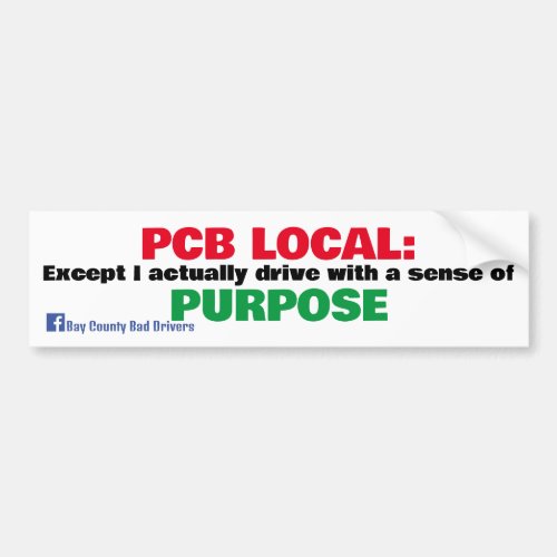 PCB Local Bumper Sticker