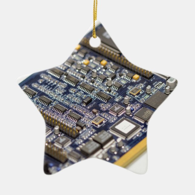 PCB - Printed Circuit Board Ceramic Ornament (Front)