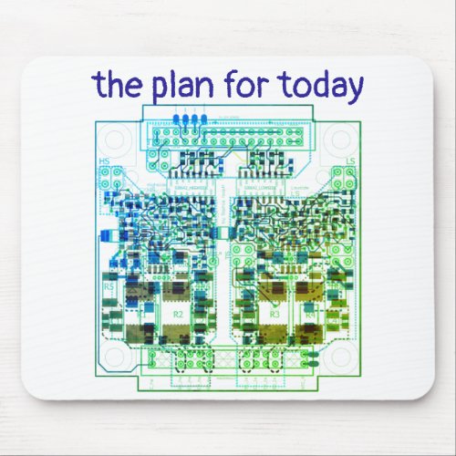 PCB Printed Circuit Board Platinen_Pad mit Plan Mouse Pad