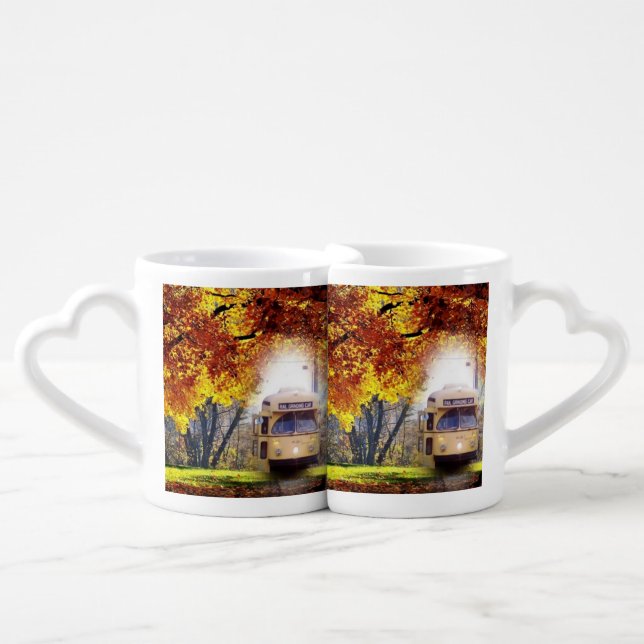 PCC Work Car in Woods Lovers' mug (Front Nesting)