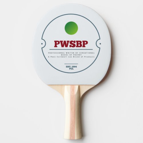 PCL Ping Pong Paddle