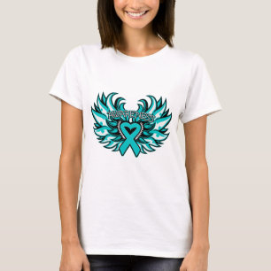 PCOS Awareness Heart Wings.png T-Shirt