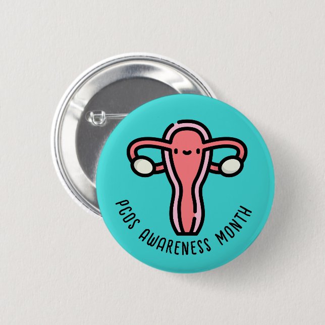 PCOS Awareness Month Button (Front & Back)