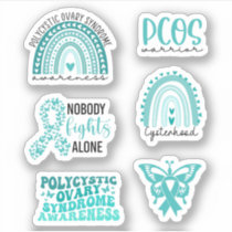 PCOS Awareness Polycystic Ovary Syndrome Awareness Sticker