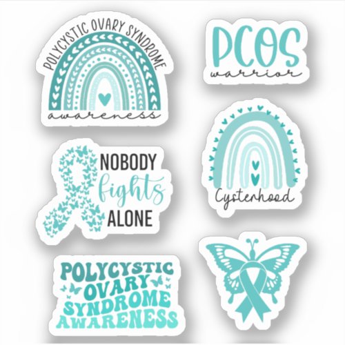 PCOS Awareness Polycystic Ovary Syndrome Awareness Sticker