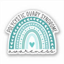 PCOS Awareness Polycystic Ovary Syndrome Awareness Sticker