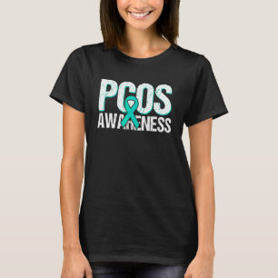 PCOS Awareness Polycystic ovary syndrome month T-Shirt