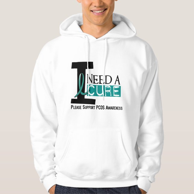 PCOS I Need A Cure 1 Hoodie (Front)