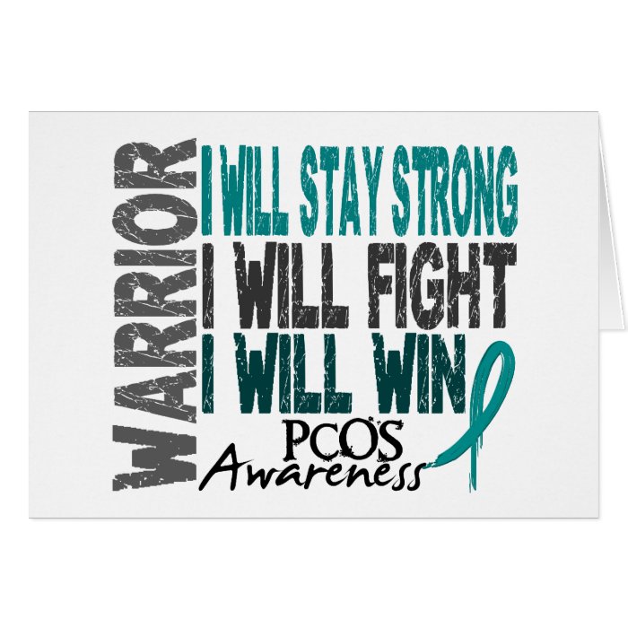 PCOS Warrior Card