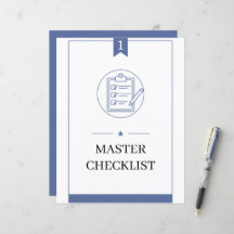 PCS Command Center Binder Master Checklist