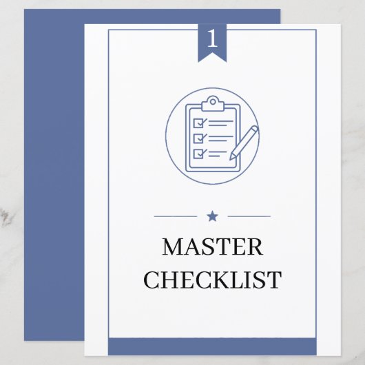 PCS Command Center Binder Master Checklist (Front/Back)