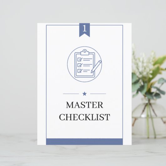 PCS Command Center Binder Master Checklist (Standing Front)