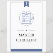 PCS Command Center Binder Master Checklist (Front)