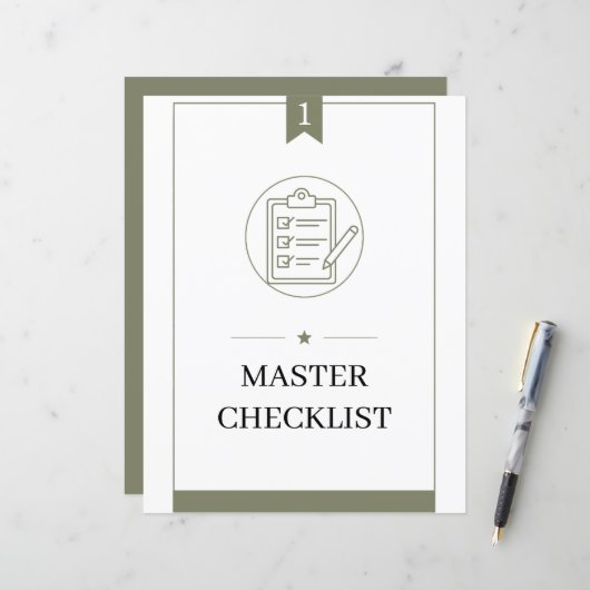 PCS Command Center Binder Master Checklist (Front/Back In Situ)