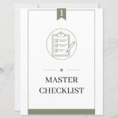 PCS Command Center Binder Master Checklist (Front)