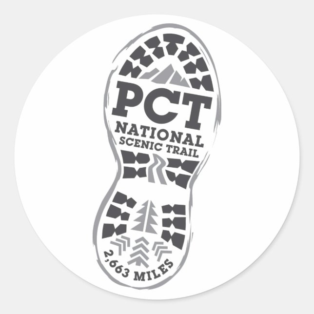 PCT CLASSIC ROUND STICKER (Front)
