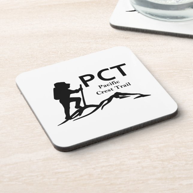 PCT  -  Pacific Crest Trail Beverage Coaster (Left Side)