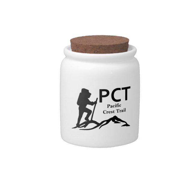 PCT  -  Pacific Crest Trail Candy Jar (Front)