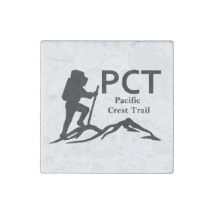 PCT  -  Pacific Crest Trail Stone Magnet