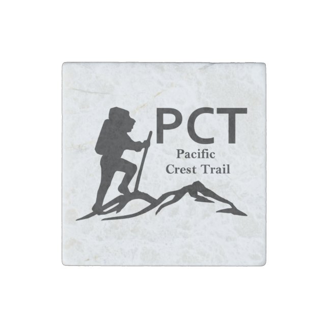 PCT  -  Pacific Crest Trail Stone Magnet (Front)