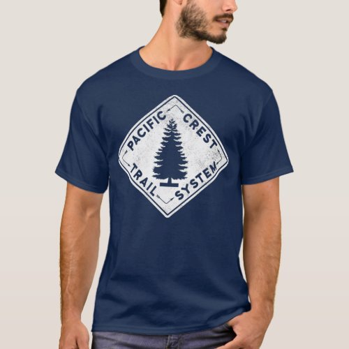 PCT Pacific Crest Trail System Hiker For Hiking T_Shirt