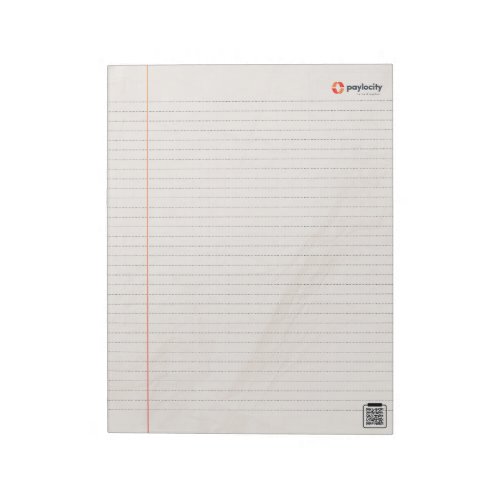 PCTY 85 X 11 Notepad 