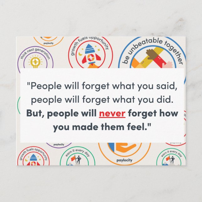 PCTY Value Postcard with quote (Front)