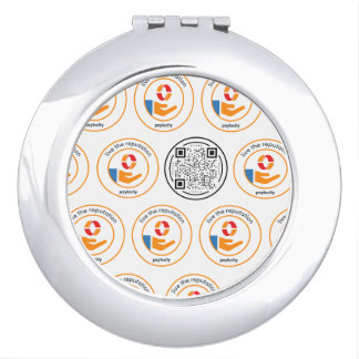 PCTY Values Round Compact Mirror 