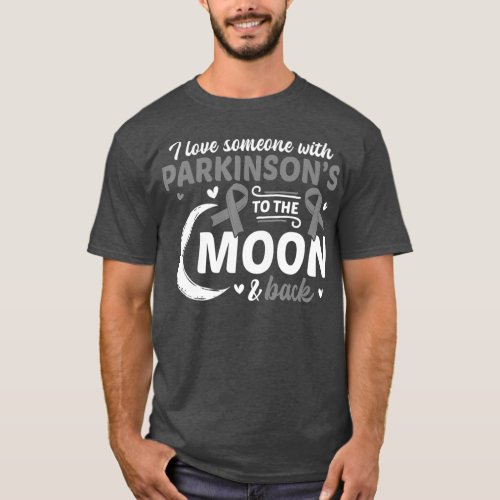 PD I Love Someone With Parkinsons Parkinsons T_Shirt