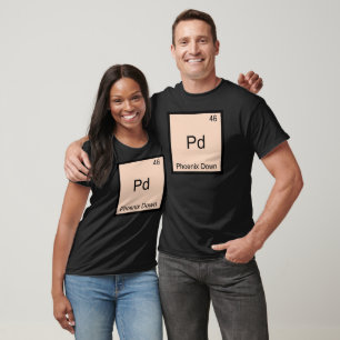 Pd - Phoenix Down Chemistry Element Symbol T-Shirt