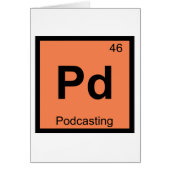 Pd - Podcasting Chemistry Periodic Table Symbol (Front)
