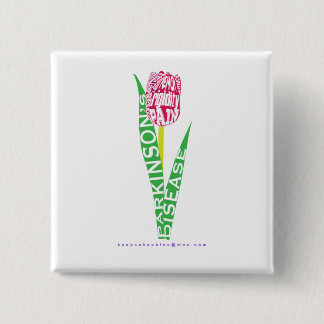PD Wordy Tulip Button