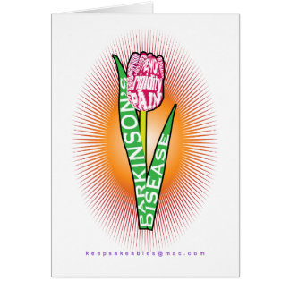 PD Wordy Tulip with burst Cards