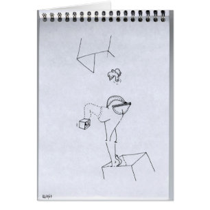 PDD19 Small Weak Drawing Cyber Legs Finger Doodles Cards