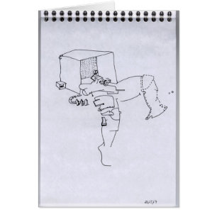 PDD 16 Small Weak Drawings Surrealist Doodles C Cards