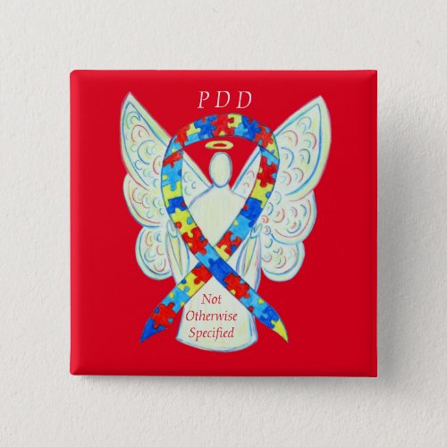 PDD_NOS Not Otherwise Specified Angel Ribbon Pin