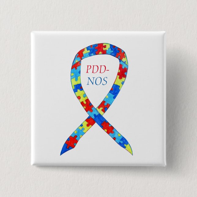 PDD-NOS (Not Otherwise Specified) Ribbon Pins (Front)