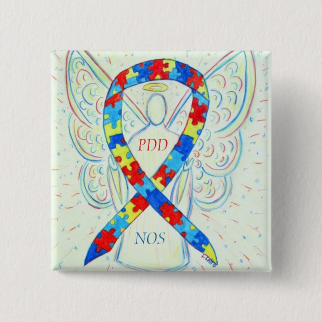 PDD-NOS (Not Otherwise Specified) Ribbon Pins (Front)