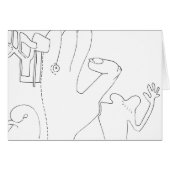 PDD Small Weak Drawings Hands Dreams card (Front Horizontal)