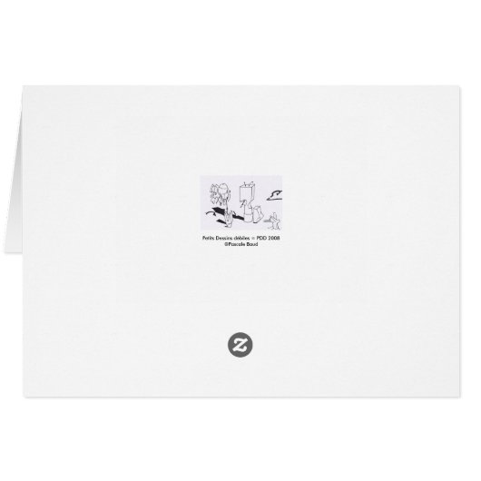 PDD Small Weak Drawings Indefinable Things card (Back Horizontal)