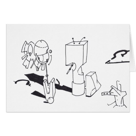 PDD Small Weak Drawings Indefinable Things card (Front Horizontal)