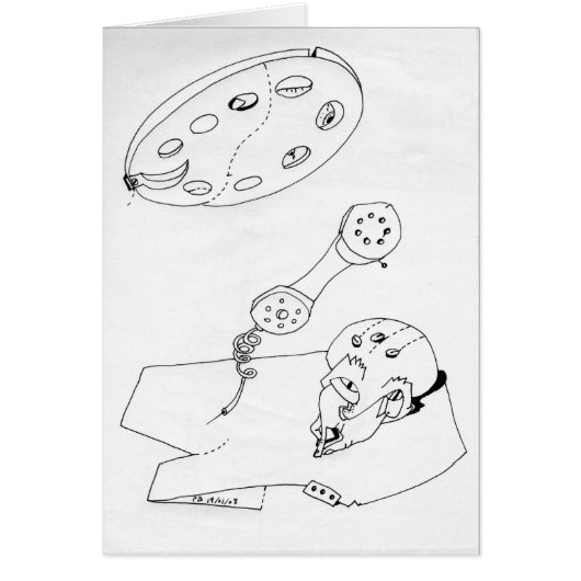 PDD Small Weak Drawings Revenge Doodles card (Front)