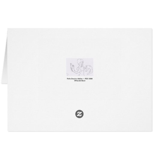 PDD Small Weak Drawings Surreal Character Doodles (Back Horizontal)